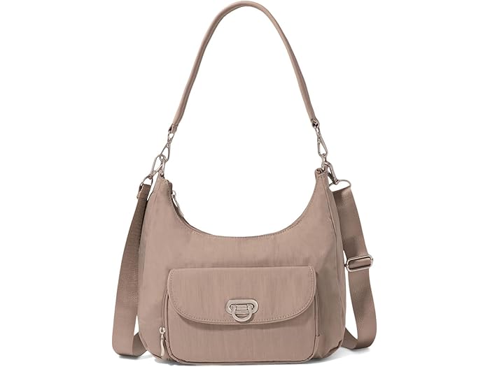 (取寄) バッガリーニ レディース コースタル フリップ ロック ハーフ ムーン バッグ Baggallini women Coastal Flip Lock Half Moon Bag Moonrock
