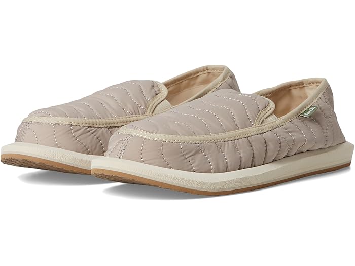 (取寄) サヌーク レディース ドンナ キルテッド Sanuk women Donna Quilted Oxford Tan