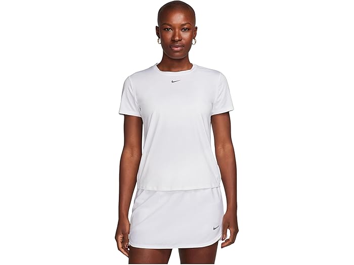 (取寄) ナイキ レディース ワン クラシック ドライ-フィット ショートスリーブ トップ Nike women One Classic Dri-fit Short-sleeve Top White