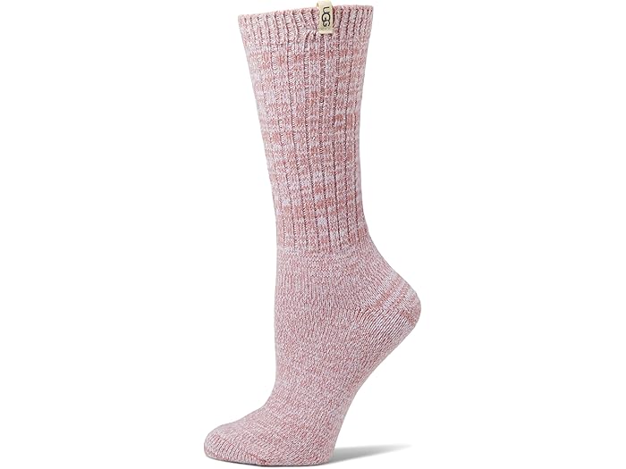 (取寄) アグ レディース リブ ニット スロウチ クルー ソックス UGG women Rib Knit Slouchy Crew Socks Dusk