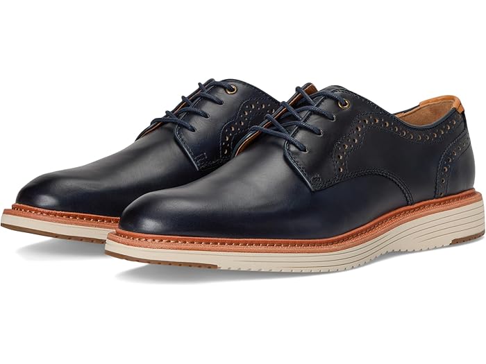 (取寄) ジョンストン&マーフィー メンズ アップトン プレーン トゥ Johnston & Murphy men Upton 175th Plain Toe Navy Oiled American Full Grain