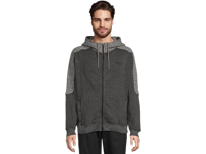 (取寄) クイックシルバー メンズ ケラー ジップ ブーディ Quiksilver men Keller Zip Hoodie Black Heather