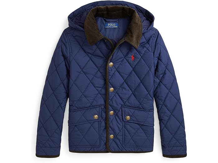(取寄) ラルフローレン キッズ ボーイズ フーデット バーン ジャケット (ビッグ キッド) Polo Ralph Lauren Kids boys Hooded Barn Jacket (Big Kid) Newport Navy