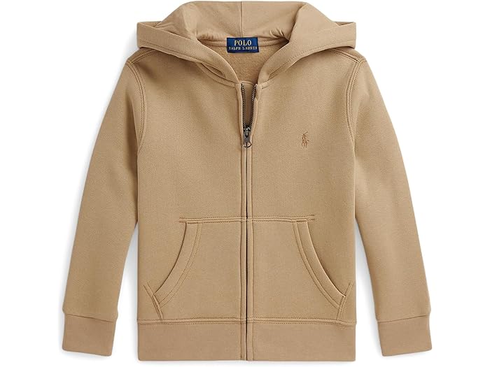 (取寄) ラルフローレン キッズ ボーイズ フリース フル ジップ ブーディ (トドラー/リトル キッド) Polo Ralph Lauren Kids boys Fleece Full Zip Hoodie (Toddler/Little Kid) Vintage Khaki