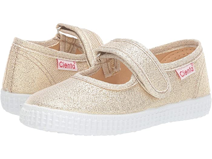 (取寄) シエンタ キッズ シューズ ガールズ 56083 (インファント/トドラー/リトル キッド/ビッグ キッド) Cienta Kids Shoes girls 56083 (Infant/Toddler/Little Kid/Big Kid) White Gold
