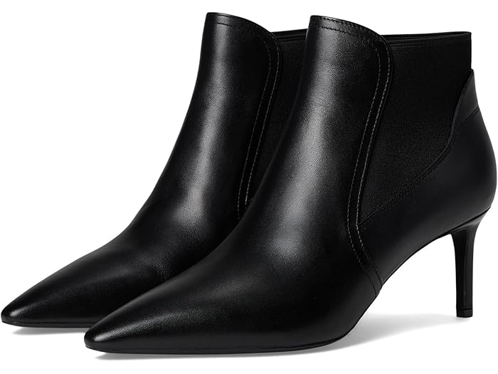 (取寄) コールハーン レディース ゴー-トゥ チェルシー ブーティ Cole Haan women Go-To Jamela Chelsea Booties Black Leather