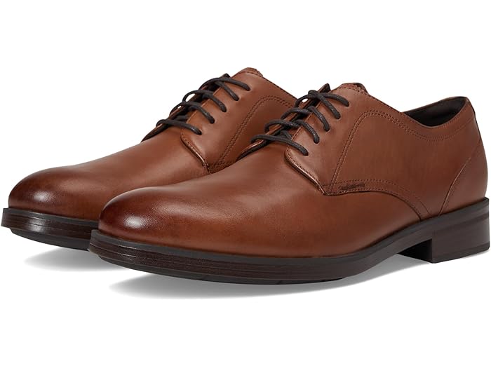 (取寄) コールハーン メンズ グランド プレーン トゥ オックスフォード Cole Haan men Newmark Grand Plain Toe Oxfords British Tan/Dark Brown
