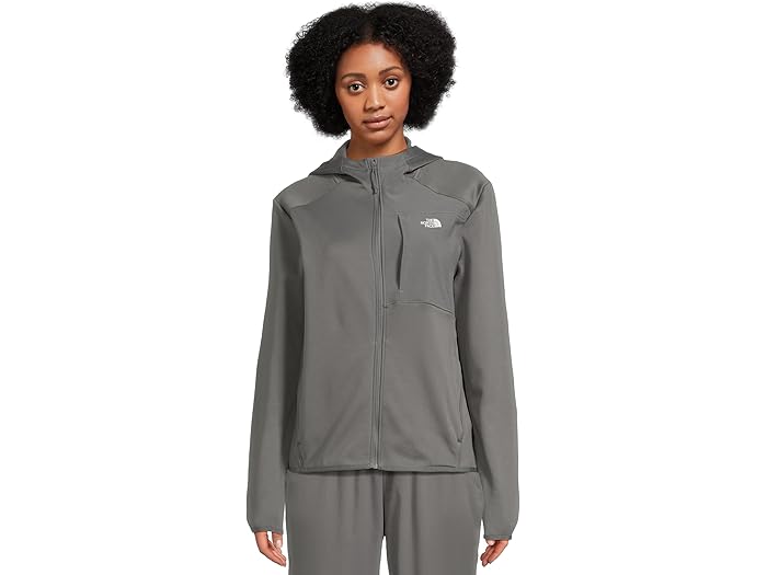 (取寄) ノースフェイス レディース TNF パフォーマンス フリース フル ジップ ブーディ The North Face women TNF Performance Fleece Full Zip Hoodie Smoked Pearl