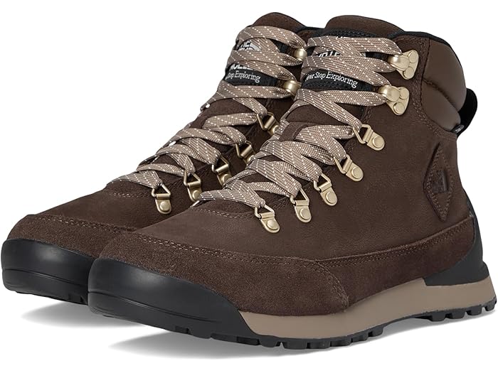 (取寄) ノースフェイス シューズ レディース バックトゥバークレー Iv レザー Wp The North Face women Back-To-Berkeley IV Leather WP Demitasse Brown/Garnet
