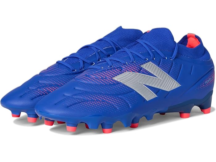 (取寄) ニューバランス テケラ チーム ロウ レース エフジー v5 サッカー クリーツ New Balance Tekela Team Low Laced FG V5 Soccer Cleats Blue Gemstone/Energy Red/Silver