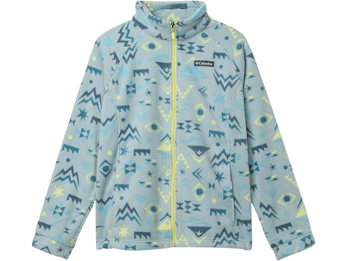 (取寄) コロンビア キッズ ガールズ ベントン スプリングス リ プリンテッド フリース (リトル キッド/ビッグ キッド) Columbia Kids girls Benton Springs II Printed Fleece (Little Kid/Big Kid) Crushed Blue Peaked