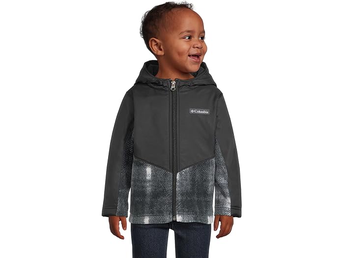 (取寄) コロンビア キッズ キッズ スティーンズ マウンテン リ オーバーレイ ブーディ (トドラー) Columbia Kids kids Steens Mountain II Overlay Hoodie (Toddler) Chalk Omblur Tonal/Black