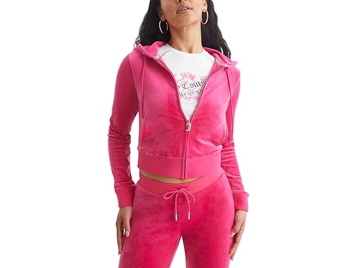(取寄) ジューシークチュール レディース ブリング ブーディ Juicy Couture women Bling Hoodie Free Love