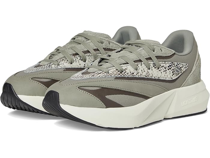 (取寄) アディダス ランニング レディース adidas Running women Lightblaze Silver Pebble/Olive Strata/Silver Metallic