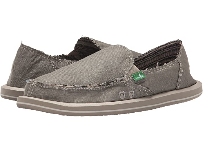 (取寄) サヌーク レディース ドンナ ヘンプ Sanuk women Donna Hemp Olive Grey