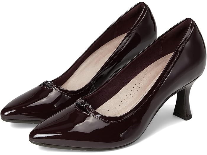 (取寄) クラークス 靴 レディース カタレーナ ウェスト Clarks women Kataleyna West Merlot Synthetic