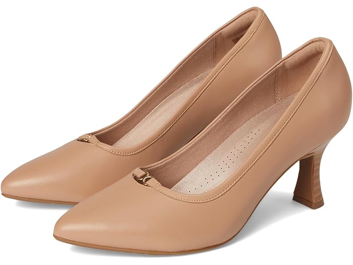 (取寄) クラークス 靴 レディース カタレーナ ウェスト Clarks women Kataleyna West Beige Leather