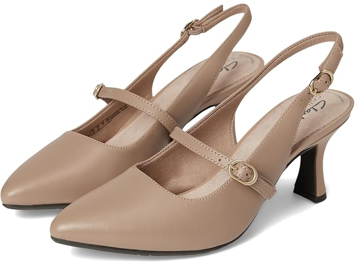 (取寄) クラークス 靴 レディース カタレーナ ルビー Clarks women Kataleyna Ruby Warm Beige Leather