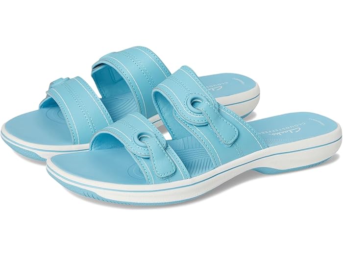 (取寄) クラークス 靴 レディース ブリーズ メイ Clarks women Breeze Maye Sky Blue Synthetic