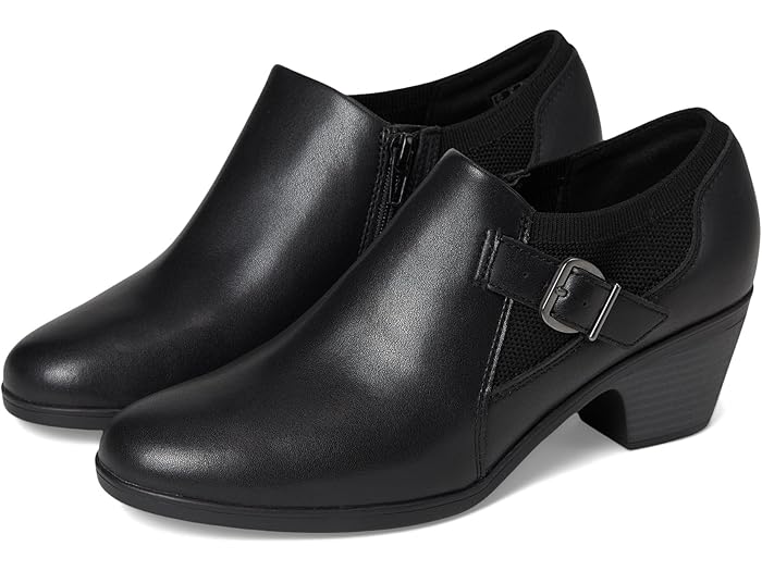 (取寄) クラークス 靴 レディース エミリー 2 ダーシー Clarks women Emily 2 Darcey Black Leather
