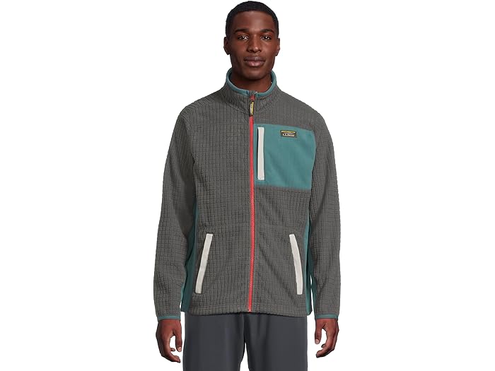 (取寄) エルエルビーン メンズ マウンテン クラシック ウィンドプルーフ フリース ジャケット L.L.Bean men Mountain Classic Windproof Fleece Jacket Iron/Storm Teal