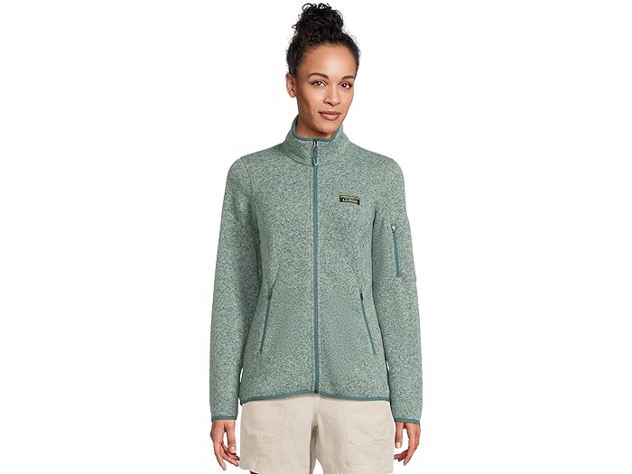 (取寄) エルエルビーン レディース ビーンズ セーター フリース フル ジップ ジャケット L.L.Bean women Bean's Sweater Fleece Full Zip Jacket Storm Teal