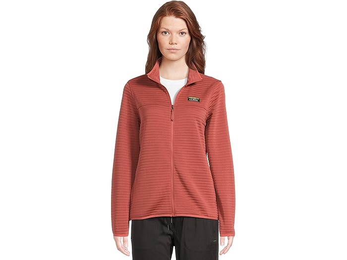 (取寄) エルエルビーン レディース エアライト フル ジップ ジャケット L.L.Bean women Airlight Full Zip Jacket Light Mahogany Heather