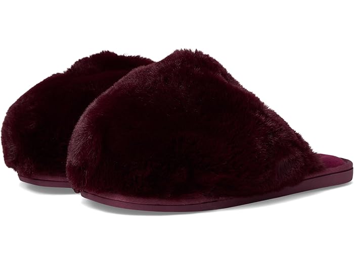 (取寄) フリーピープル レディース スノーボール スリッパ Free People women Snowball Slippers Cabernet Faux Fur