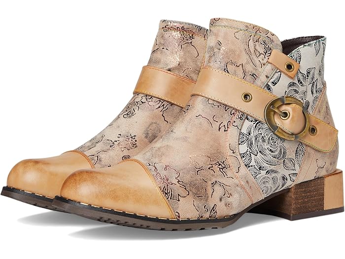 (取寄) ラルティストバイスプリングステップ レディース L'Artiste by Spring Step women Sipperb Beige Multi