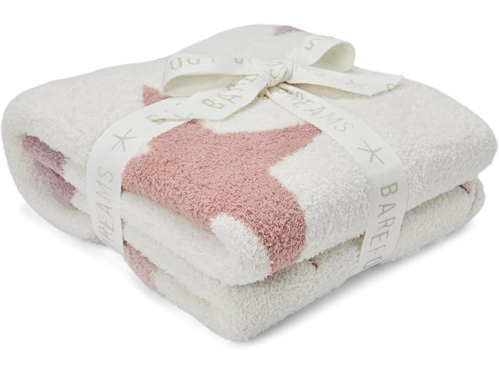 (取寄) ベアフットドリームス キッズ コージシック スターリー デイドリーマー ストローラー ブランケット Barefoot Dreams Kids CozyChic Starry Daydreamer Stroller Blanket Teaberry