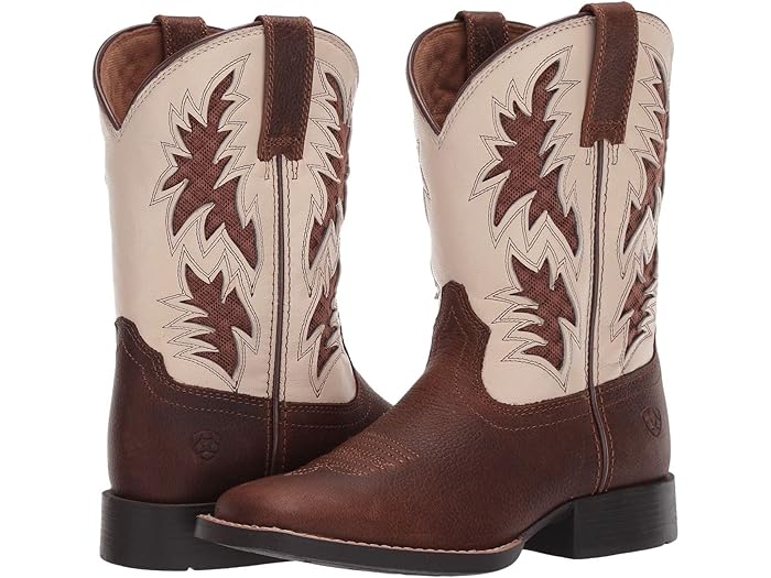 (取寄) アリアット キッズ キッズ カウボーイ ベンテック (トドラー/リトル キッド/ビッグ キッド) Ariat Kids kids Cowboy VentTEK (Toddler/Little Kid/Big Kid) Cognac Candy/Cantle Cream