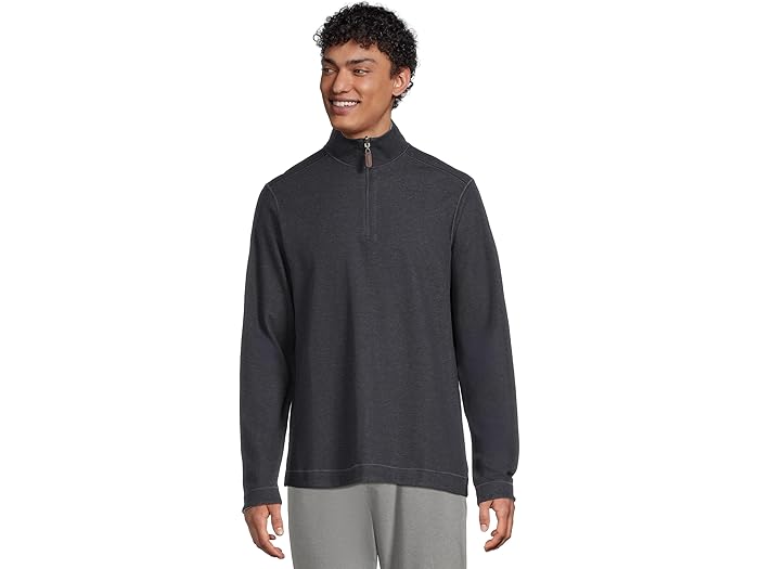 (取寄) ジョンストン&マーフィー メンズ リバーシブル ソリッド クォーター-ジップ Johnston & Murphy men Reversible Solid Quarter-zip Navy/Storm 28,320円