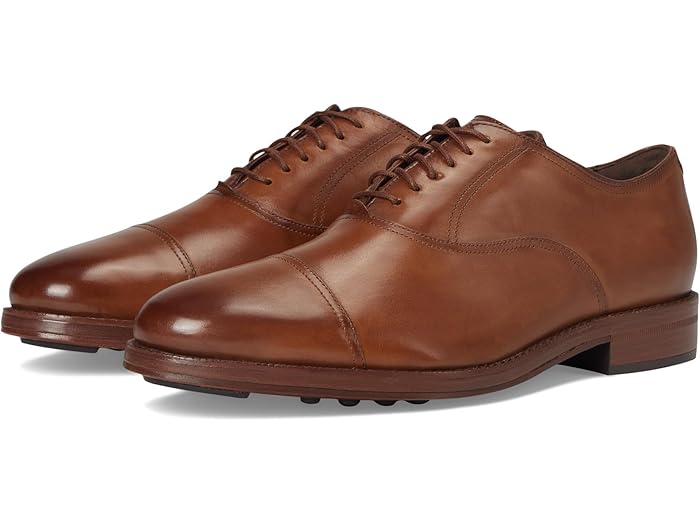 (取寄) コールハーン メンズ グランド キャップ トゥ オックスフォード Cole Haan men Ledley Grand Cap Toe Oxfords British Tan/Dark Natural