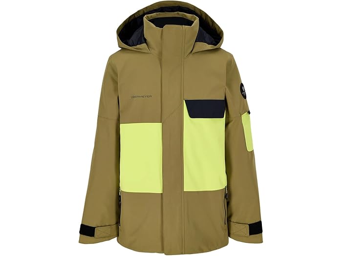 (取寄) オバマイヤー キッズ ボーイズ アクセル ジャケット (ビッグ キッド) Obermeyer Kids boys Axel Jacket (Big Kid) Smokey Olive
