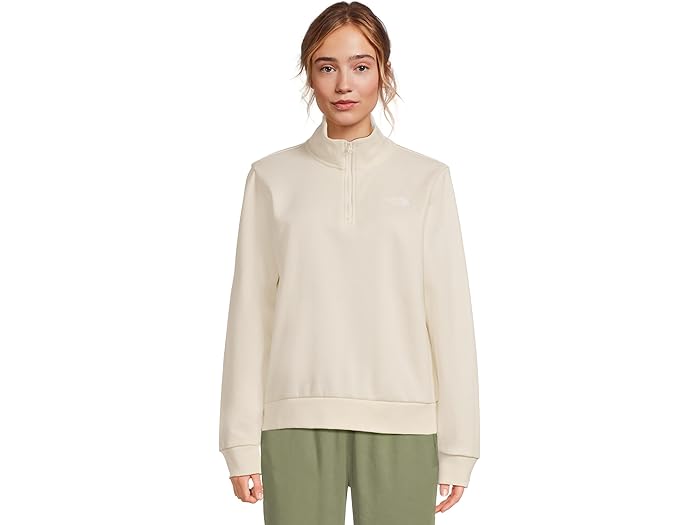 (取寄) ノースフェイス レディース エボリューション エンブロイダー 1/4 ジップ The North Face women Evolution Embroidered 1/4 Zip White Dune