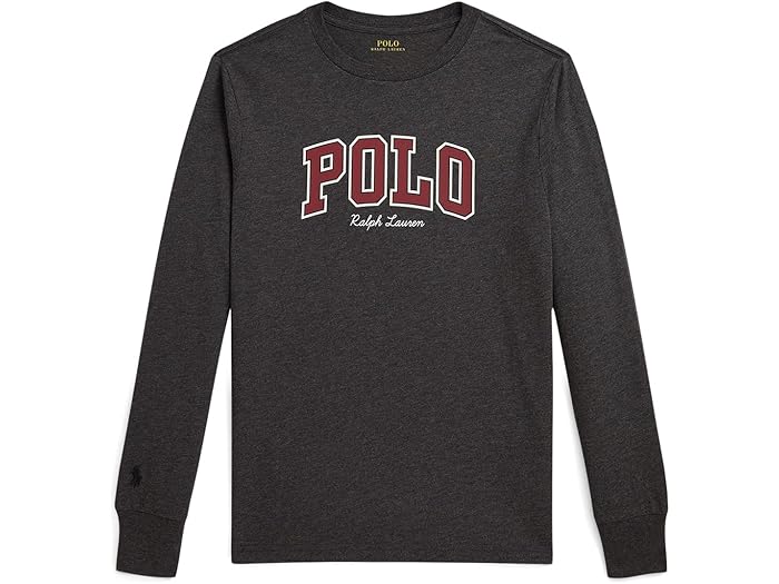 (取寄) ラルフローレン キッズ ボーイズ ロゴ コットン ロング スリーブ ティー (ビッグ キッド) Polo Ralph Lauren Kids boys Logo Cotton Long Sleeve Tee (Big Kid) Windsor Heather 8,636円