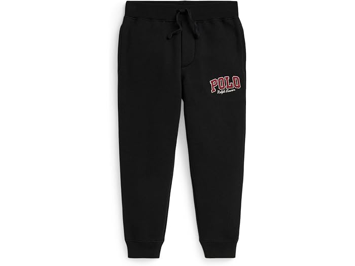 (取寄) ラルフローレン キッズ ボーイズ ロゴ フリース ジョガー パンツ (トドラー/リトル キッド) Polo Ralph Lauren Kids boys Logo Fleece Jogger Pants (Toddler/Little Kid) Polo Black