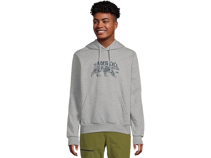 (取寄) ノースフェイス メンズ エボリューション TNF ベアー ブーディ グラフィック The North Face men Evolution TNF Bear Hoodie Graphic TNF Pale Grey Heather