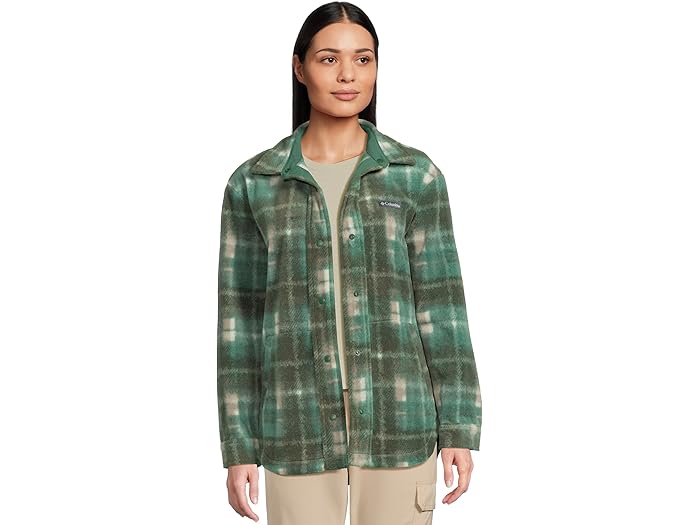 (取寄) コロンビア レディース ベントン スプリングス シャツ ジャケット リ Columbia women Benton Springs Shirt Jacket II Rain Forest Omblur
