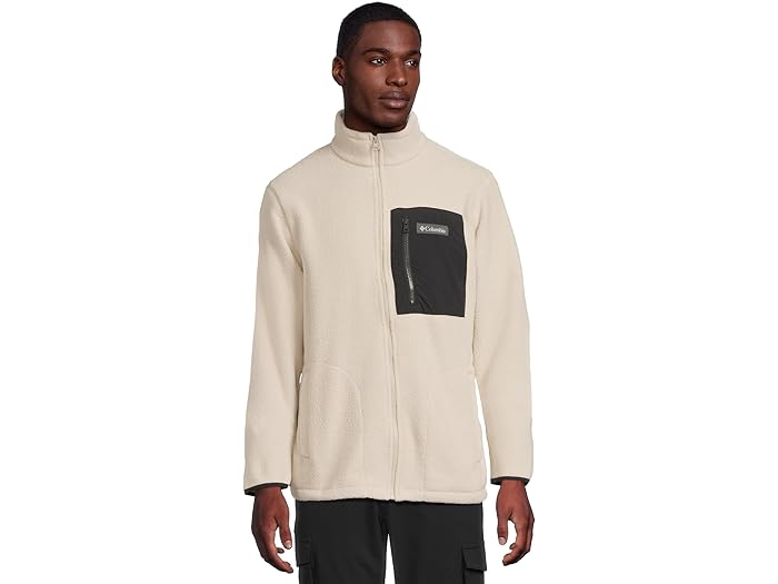 (取寄) コロンビア メンズ ジャスパー リッジ ペブルド フル ジップ フリース Columbia men Jasper Ridge Pebbled Full Zip Fleece Dark Stone/Black