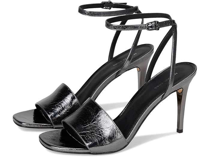 (取寄) マイケルコース レディース エリス ヒールド サンダル MICHAEL Michael Kors women Elyse Heeled Sandals Gunmetal 26,028円