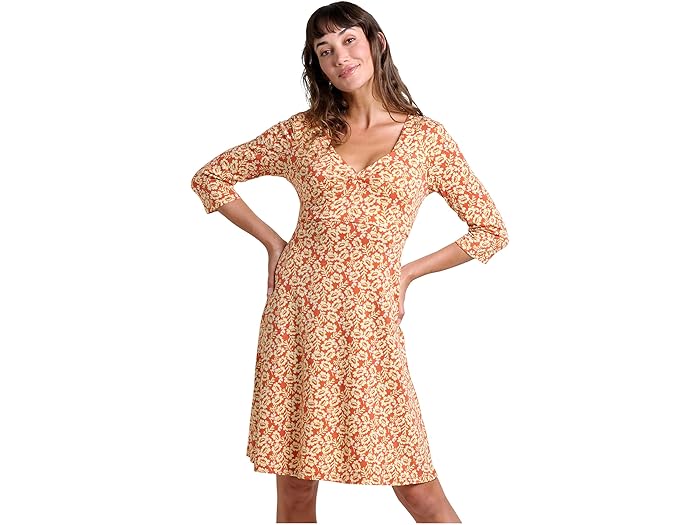 (取寄) トードアンドコー レディース ロザリンダ ドレス Toad&Co women Rosalinda Dress Gourd Ikat Print 22,275円