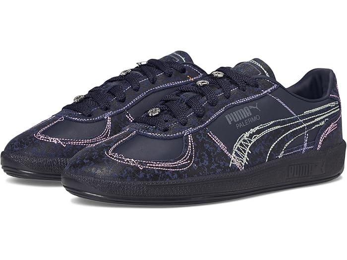(取寄) プーマ メンズ パレルモ スクイッド ゲーム シューズ PUMA men Palermo Squid Game Shoes Navy/Bright Melon