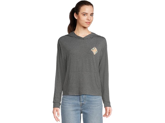 (取寄) ソルティ クルー レディース ティペット フィル テック ブーディ Salty Crew women Tippet Fill Tech Hoodie Charcoal