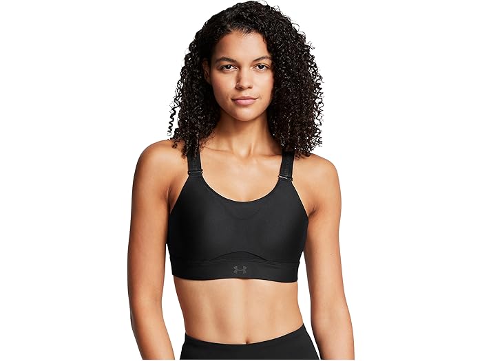 (取寄) アンダーアーマー レディース インフィニティ ハイ インパクト スポーツ ブラ Under Armour women Infinity High Impact Sports Bra Black/Black