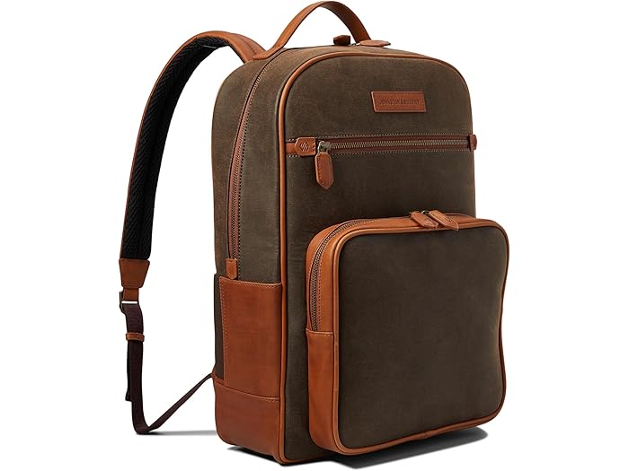 (取寄) ジョンストン&マーフィー ローズ バックパック Johnston & Murphy Rhodes Backpack Brown Antique Cotton/Tan Full