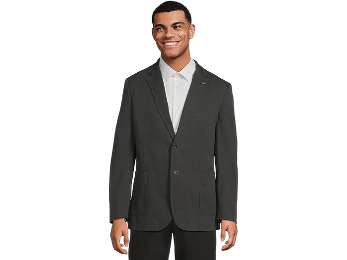 (取寄) ジョンストン&マーフィー メンズ ウォッシュド コットン ブレーザー Johnston & Murphy men Washed Cotton Blazer Black