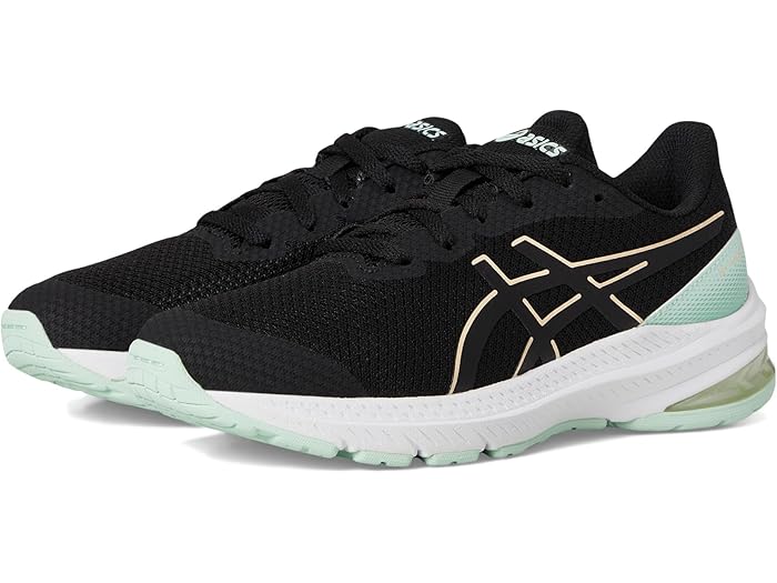 (取寄) アシックス キッズ キッズ GT-1000 12 GS (リトル キッド/ビッグ キッド) ASICS Kids kids GT-1000 12 GS (Little Kid/Big Kid) Black/Apricot Crush