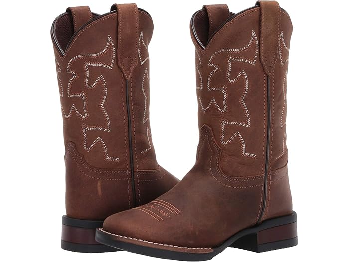 (取寄) ローパー キッズ ボーイズ カウ ハイド (トドラー/リトル キッド) Roper Kids boys Cow Hide (Toddler/Little Kid) Brown Crazy Horse Leather Vamp & Shaft