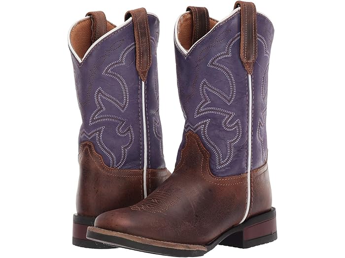 (取寄) ローパー キッズ ガールズ モントレー (トドラー/リトル キッド) Roper Kids girls Monterey (Toddler/Little Kid) Brown Leather Vamp/Purple Shaft
